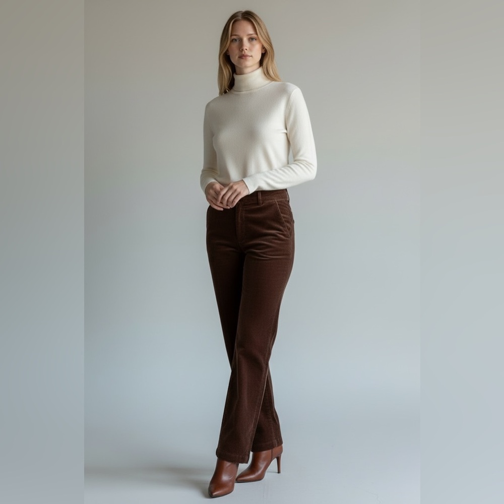 Soft, wide-wale corduroy in a rich chocolate brown tone Pants